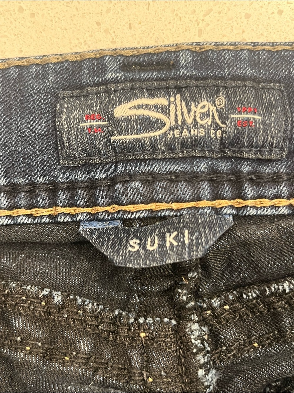 Silver Suki Mid Skinny Jeans 29x31 - Picture 4 of 6